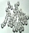 50 6mm Faceted Crystal Beads